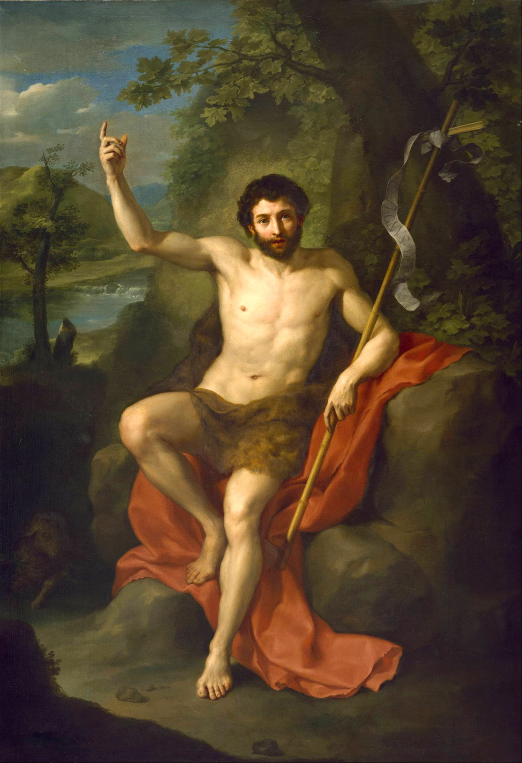 saint john the baptist preaching in the wilderness